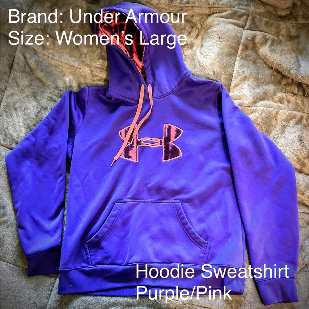 Women’s Under Armour Hoodie - Purple/Pink